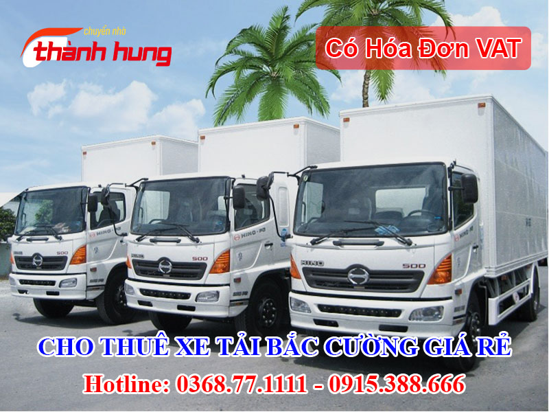 Cho thuê xe tải Bắc Cường giá rẻ