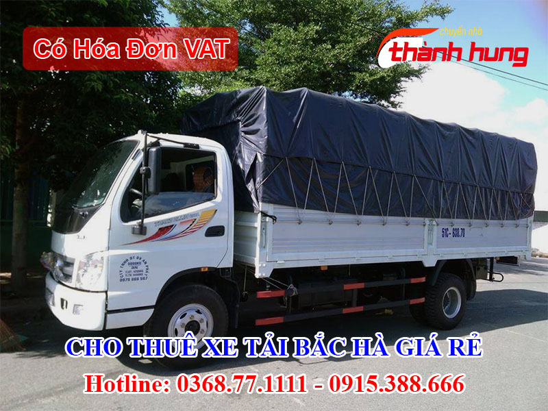 Cho thuê xe tải Bắc Hà giá rẻ
