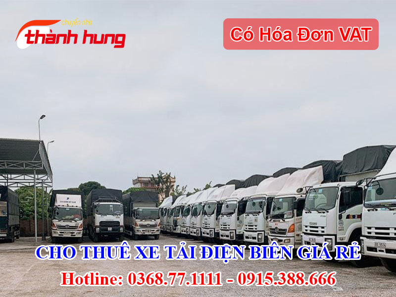 Cho thuê xe tải Điện Biên giá rẻ