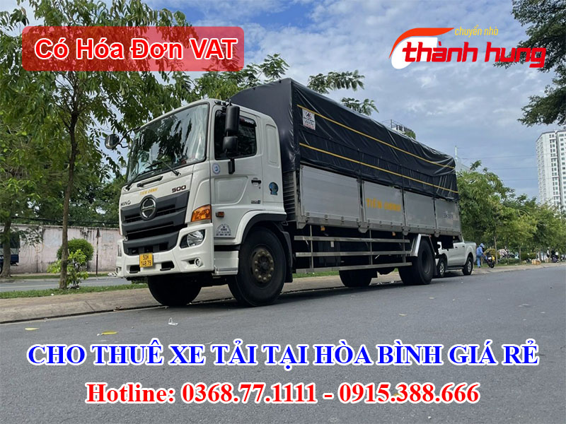 Cho thuê xe tải Hòa Bình giá rẻ