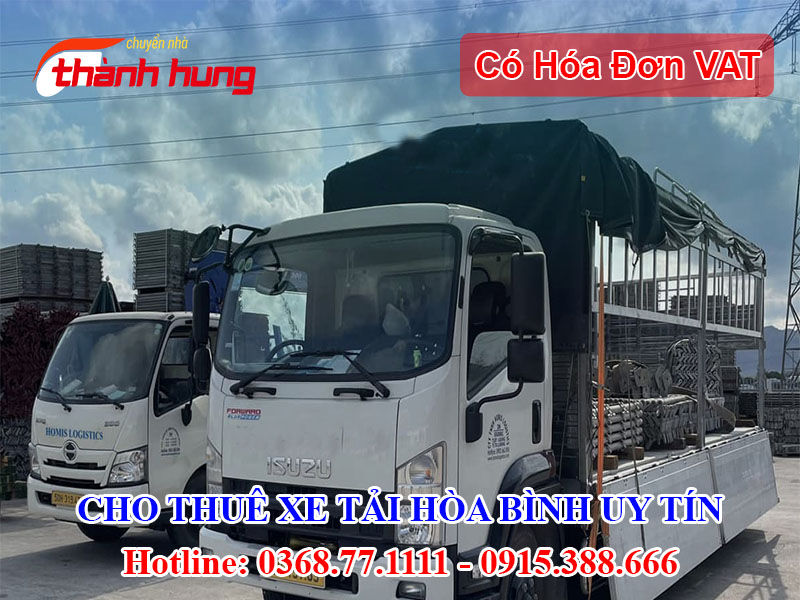 Cho thuê xe tải Hòa Bình uy tín