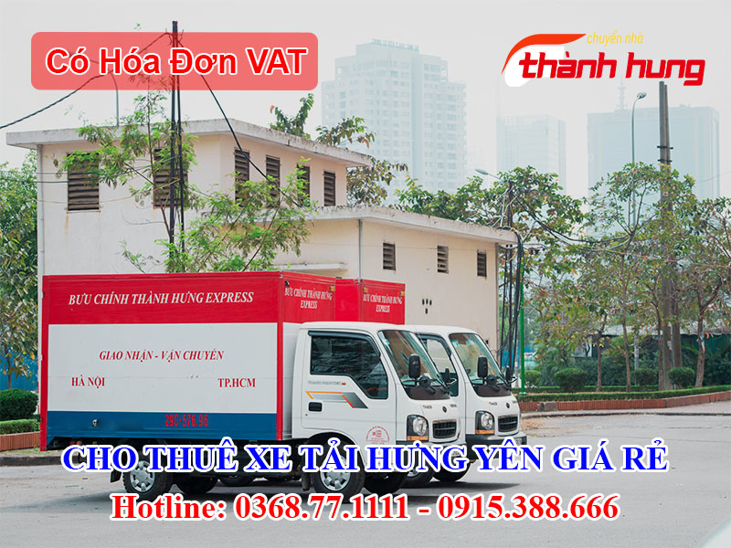 Cho thuê xe tải Hưng Yên giá rẻ