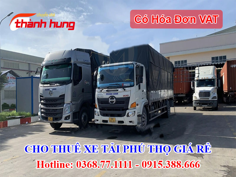 Cho thuê xe tải Phú Thọ giá rẻ