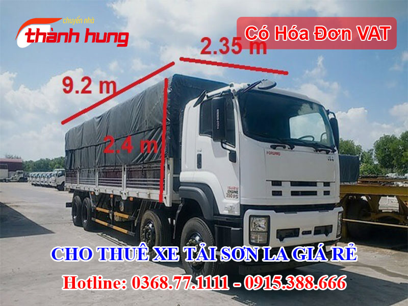 Cho thuê xe tải Sơn La giá rẻ
