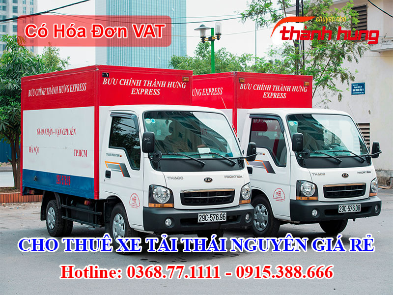 Cho thuê xe tải Thái Nguyên giá rẻ