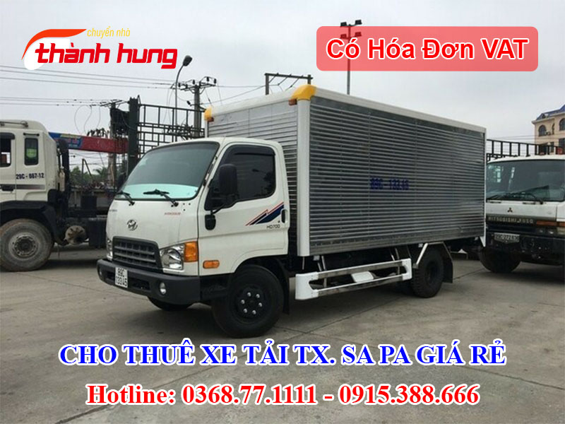 Cho thuê xe tải Thị xã Sa Pa giá rẻ