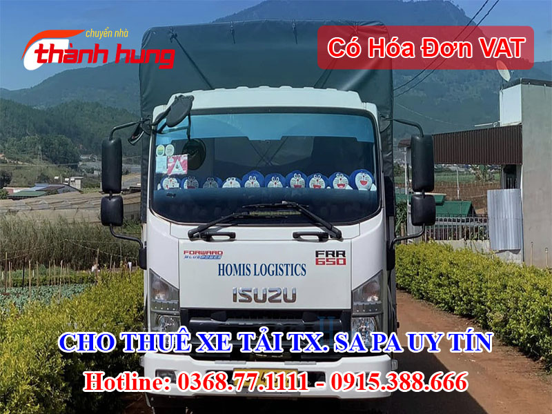 Cho thuê xe tải Thị xã Sa Pa uy tín
