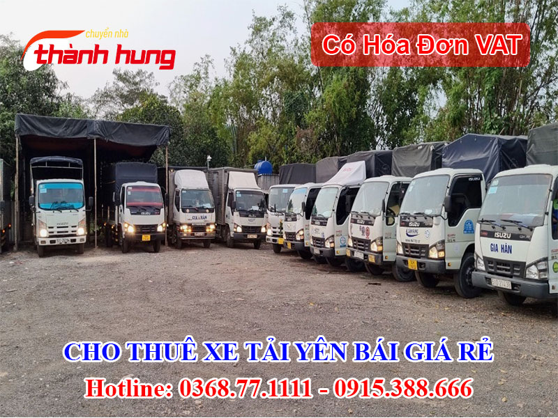 Cho thuê xe tải Yên Bái giá rẻ