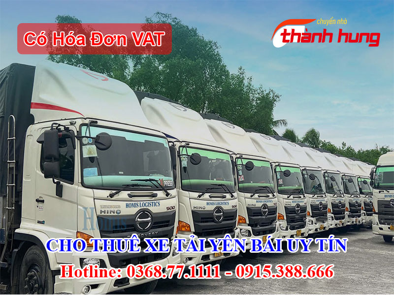 Cho thuê xe tải Yên Bái uy tín