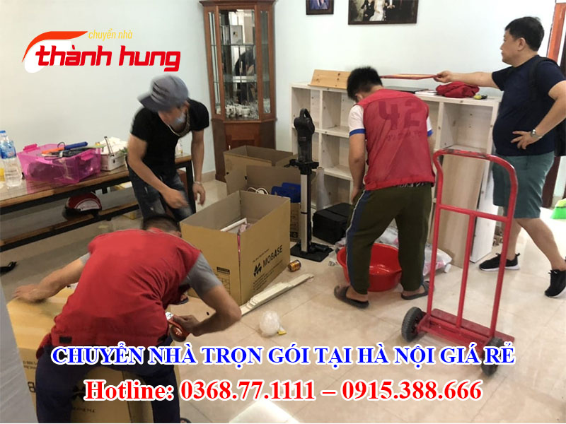 Chuyển nhà trọn gói tại Hà Nội giá rẻ