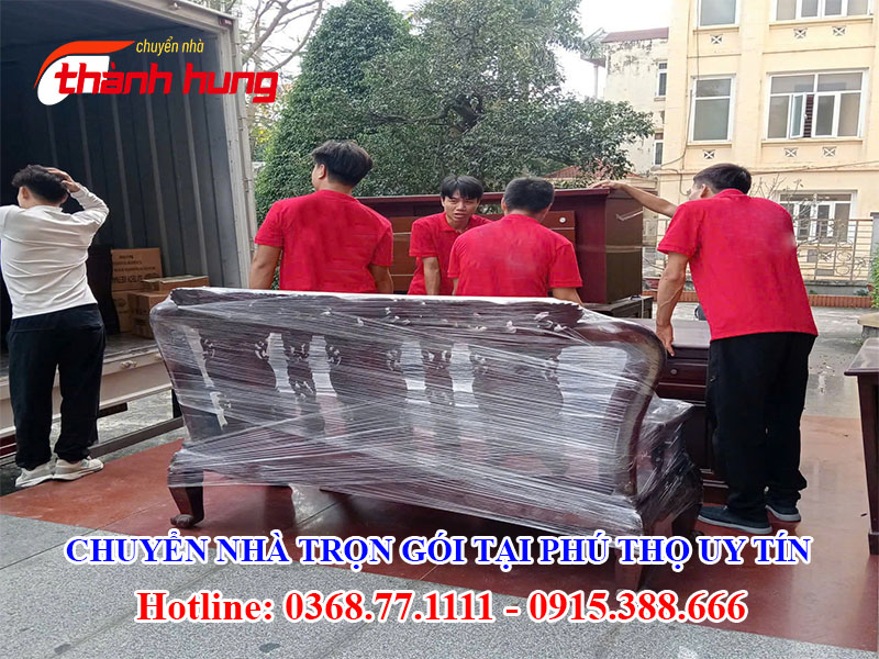 Chuyển nhà trọn gói tại Phú Thọ uy tín