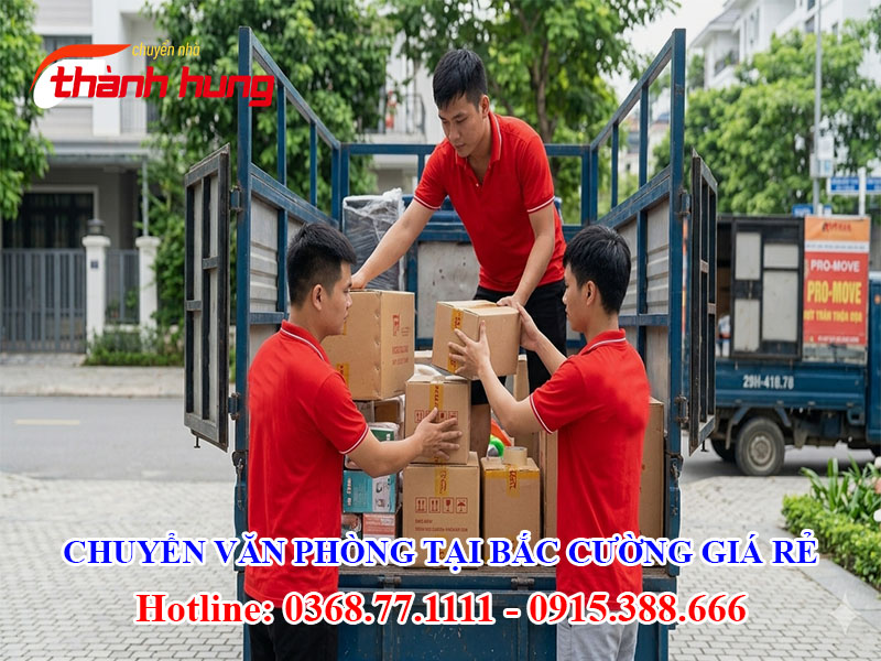 Chuyển văn phòng tại Bắc Cường giá rẻ
