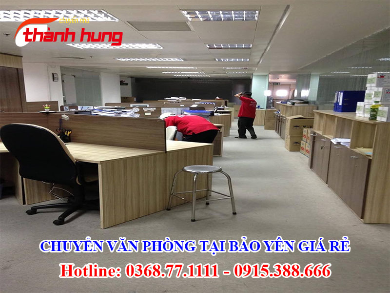 Chuyển văn phòng tại Bảo Yên giá rẻ