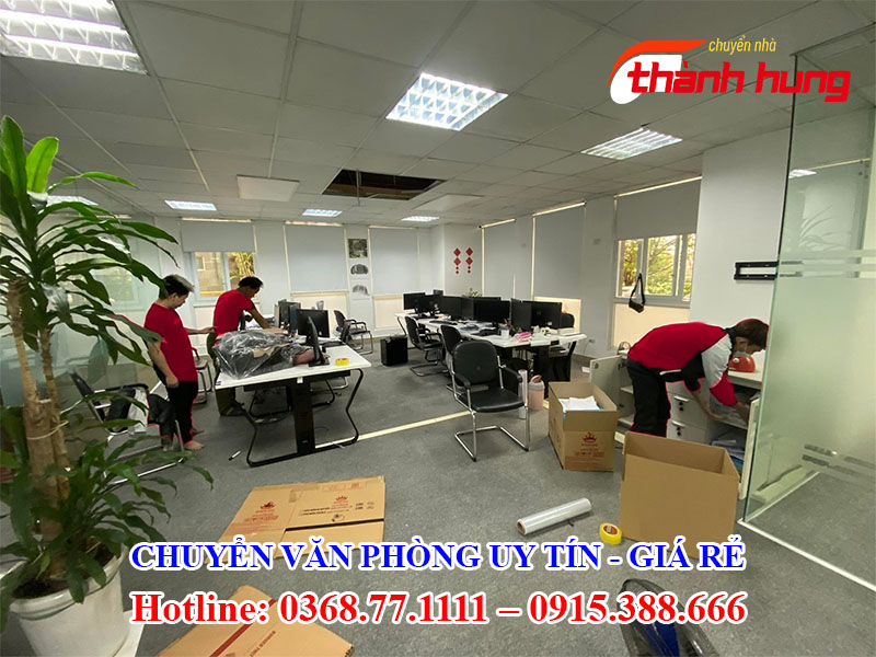 Chuyển văn phòng tại Hà Nội uy tín giá rẻ