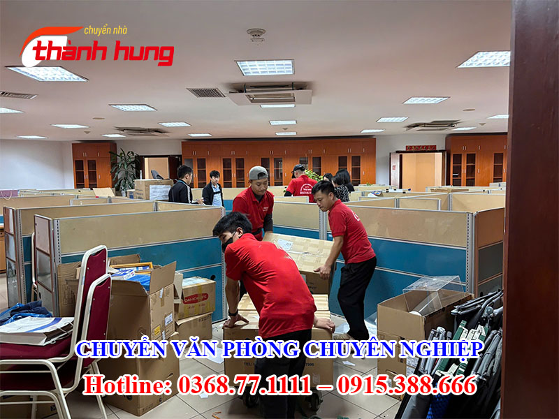 Chuyển văn phòng tại Hòa Bình chuyên nghiệp