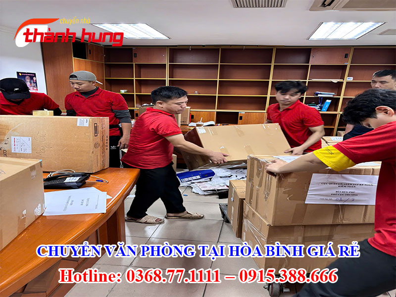 Chuyển văn phòng tại Hòa Bình giá rẻ