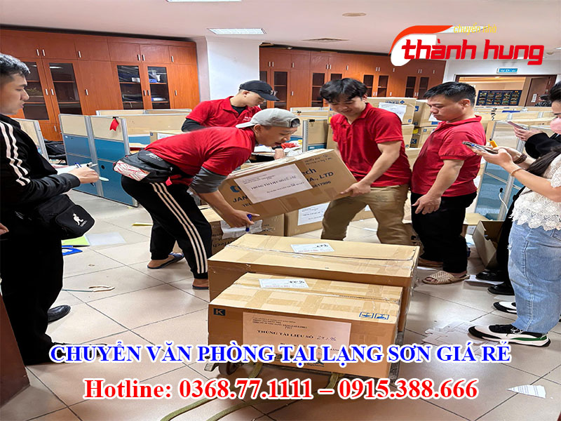 Chuyển văn phòng tại Lạng Sơn giá rẻ
