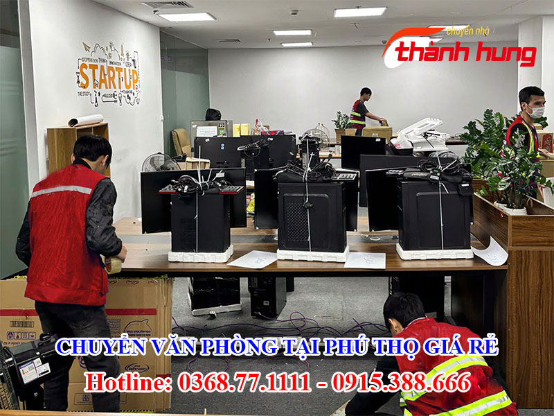 Chuyển văn phòng tại Phú Thọ giá rẻ