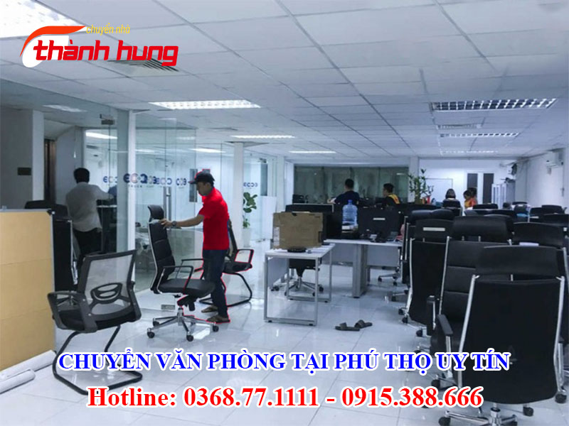 Chuyển văn phòng tại Phú Thọ uy tín