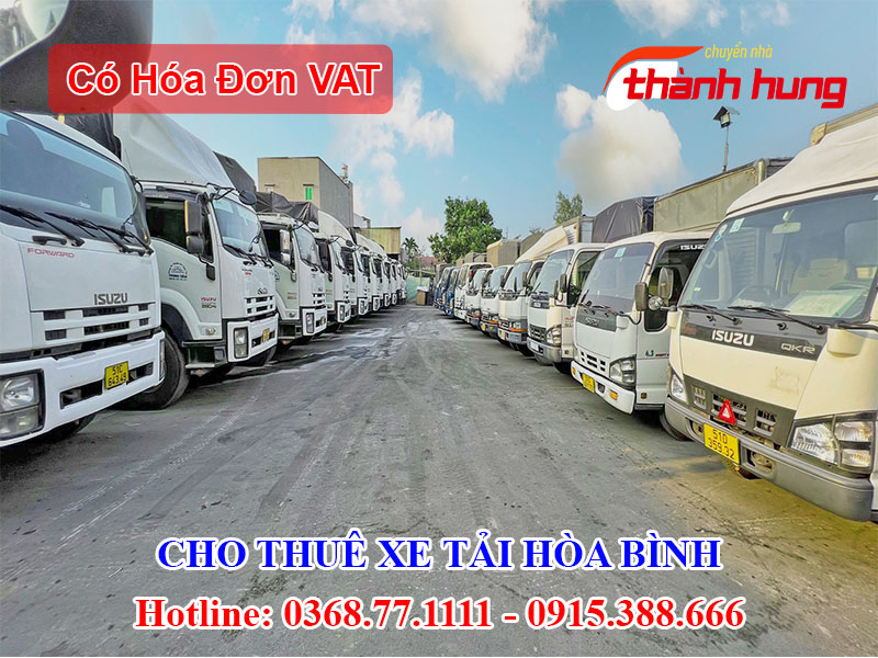 Cho thuê xe tải Hòa Bình